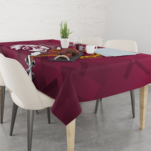 Personalised Broncos And Eagles Rugby Tablecloth Sporty Version