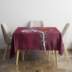 Personalised Broncos And Eagles Rugby Tablecloth Sporty Version