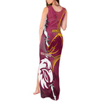 Personalised Broncos And Eagles Rugby Tank Maxi Dress Sporty Version