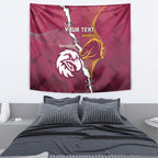 Personalised Broncos And Eagles Rugby Tapestry Sporty Version