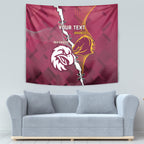 Personalised Broncos And Eagles Rugby Tapestry Sporty Version