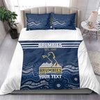 Custom Australia Brumbies Bedding Set Est 1995 Aboriginal Art