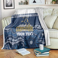 Custom Australia Brumbies Blanket Est 1995 Aboriginal Art