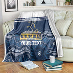 Custom Australia Brumbies Blanket Est 1995 Aboriginal Art