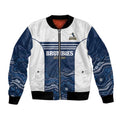 Custom Australia Brumbies Bomber Jacket Est 1995 Aboriginal Art