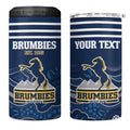 Custom Australia Brumbies 4 in 1 Can Cooler Tumbler Est 1995 Aboriginal Art