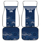 Custom Australia Brumbies Car Mats Est 1995 Aboriginal Art
