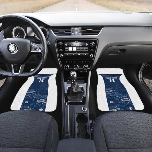 Custom Australia Brumbies Car Mats Est 1995 Aboriginal Art