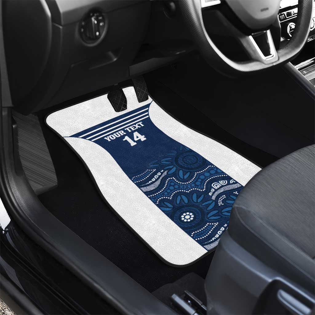 Custom Australia Brumbies Car Mats Est 1995 Aboriginal Art