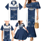 Custom Australia Brumbies Family Matching Mermaid Dress and Hawaiian Shirt Est 1995 Aboriginal Art