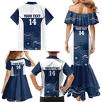 Custom Australia Brumbies Family Matching Mermaid Dress and Hawaiian Shirt Est 1995 Aboriginal Art