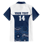 Custom Australia Brumbies Family Matching Short Sleeve Bodycon Dress and Hawaiian Shirt Est 1995 Aboriginal Art