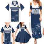 Custom Australia Brumbies Family Matching Summer Maxi Dress and Hawaiian Shirt Est 1995 Aboriginal Art