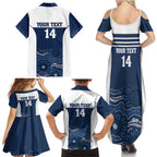 Custom Australia Brumbies Family Matching Summer Maxi Dress and Hawaiian Shirt Est 1995 Aboriginal Art