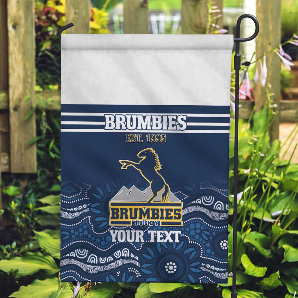 Custom Australia Brumbies Garden Flag Est 1995 Aboriginal Art