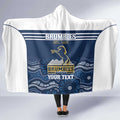 Custom Australia Brumbies Hooded Blanket Est 1995 Aboriginal Art