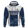 Custom Australia Brumbies Hoodie Est 1995 Aboriginal Art