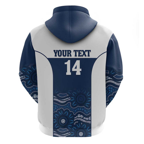 Custom Australia Brumbies Hoodie Est 1995 Aboriginal Art