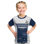 Custom Australia Brumbies Kid T Shirt Est 1995 Aboriginal Art