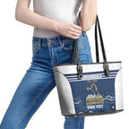 Custom Australia Brumbies Leather Tote Bag Est 1995 Aboriginal Art