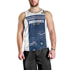 Custom Australia Brumbies Men Tank Top Est 1995 Aboriginal Art