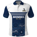 Custom Australia Brumbies Polo Shirt Est 1995 Aboriginal Art