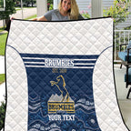 Custom Australia Brumbies Quilt Est 1995 Aboriginal Art