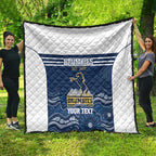 Custom Australia Brumbies Quilt Est 1995 Aboriginal Art