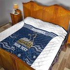 Custom Australia Brumbies Quilt Est 1995 Aboriginal Art