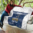 Custom Australia Brumbies Quilt Est 1995 Aboriginal Art