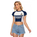 Custom Australia Brumbies Raglan Cropped T Shirt Est 1995 Aboriginal Art