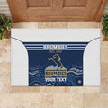 Custom Australia Brumbies Rubber Doormat Est 1995 Aboriginal Art