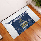 Custom Australia Brumbies Rubber Doormat Est 1995 Aboriginal Art
