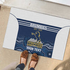 Custom Australia Brumbies Rubber Doormat Est 1995 Aboriginal Art