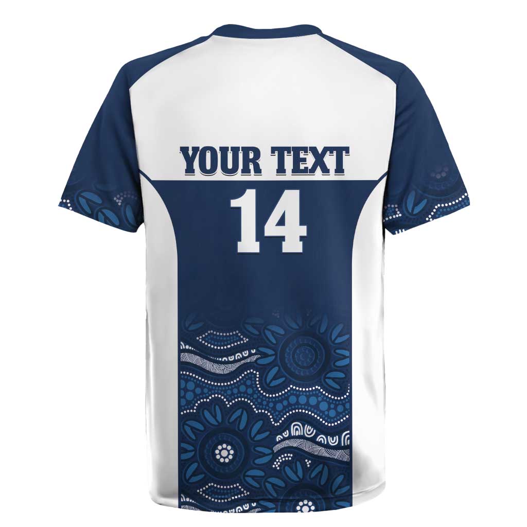 Custom Australia Brumbies Rugby Jersey Est 1995 Aboriginal Art
