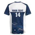 Custom Australia Brumbies Rugby Jersey Est 1995 Aboriginal Art