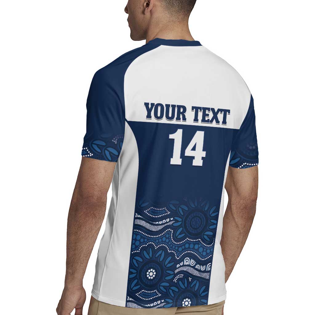 Custom Australia Brumbies Rugby Jersey Est 1995 Aboriginal Art