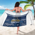 Custom Australia Brumbies Sarong Est 1995 Aboriginal Art