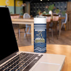 Custom Australia Brumbies Skinny Tumbler Est 1995 Aboriginal Art