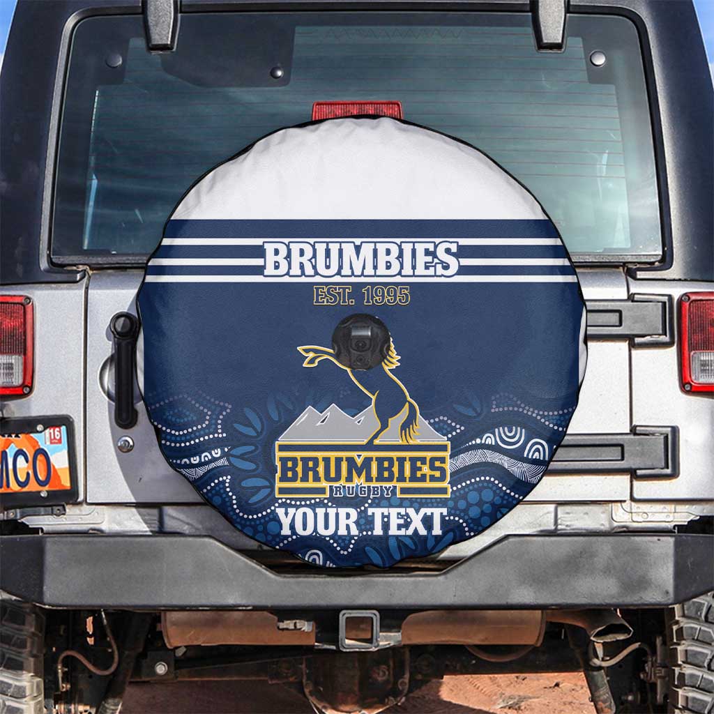 Custom Australia Brumbies Spare Tire Cover Est 1995 Aboriginal Art
