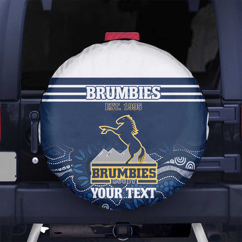 Custom Australia Brumbies Spare Tire Cover Est 1995 Aboriginal Art