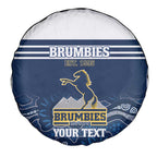 Custom Australia Brumbies Spare Tire Cover Est 1995 Aboriginal Art