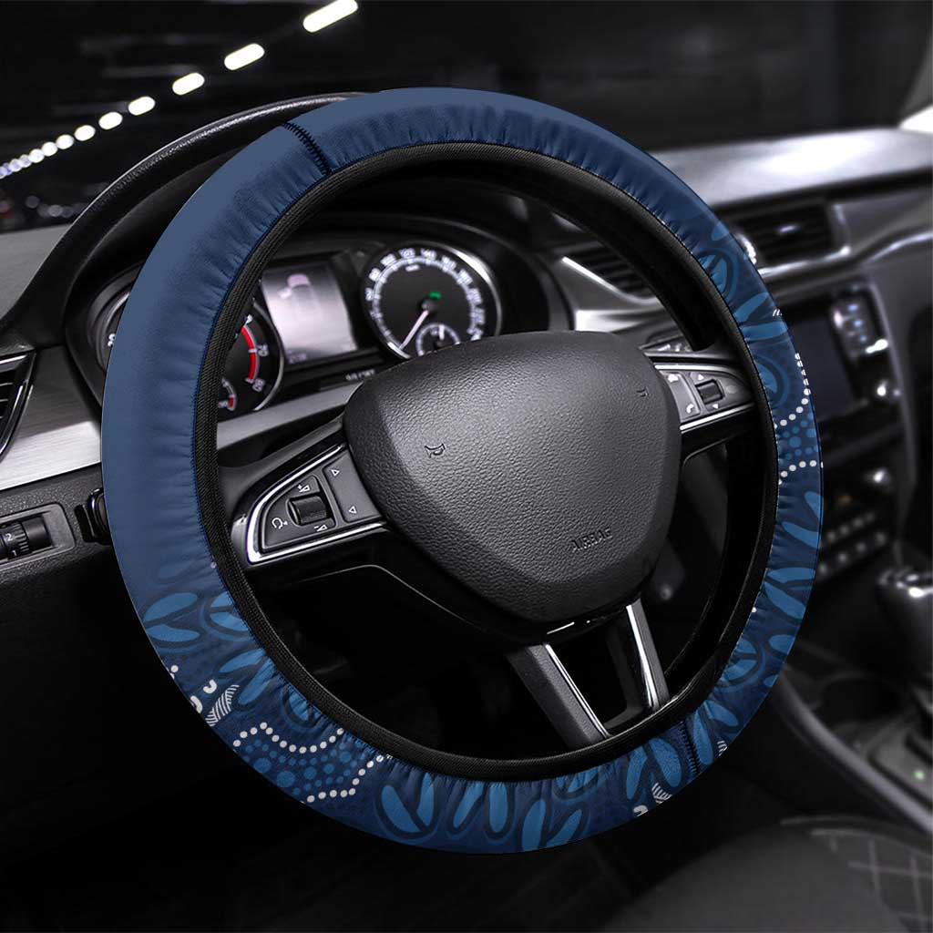 Australia Brumbies Steering Wheel Cover Est 1995 Aboriginal Art