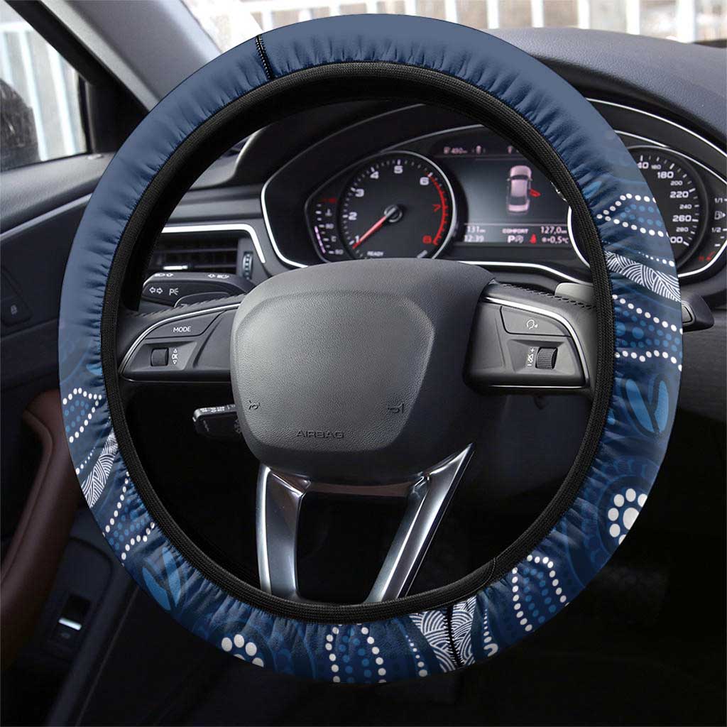 Australia Brumbies Steering Wheel Cover Est 1995 Aboriginal Art