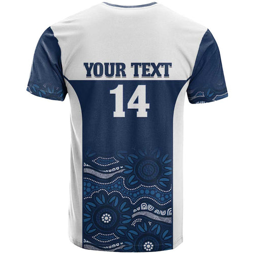 Custom Australia Brumbies T Shirt Est 1995 Aboriginal Art