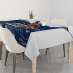 Custom Australia Brumbies Tablecloth Est 1995 Aboriginal Art