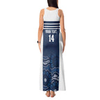 Custom Australia Brumbies Tank Maxi Dress Est 1995 Aboriginal Art