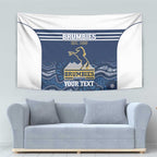 Custom Australia Brumbies Tapestry Est 1995 Aboriginal Art