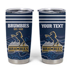 Custom Australia Brumbies Tumbler Cup Est 1995 Aboriginal Art