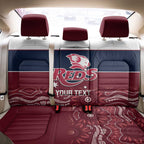 Custom Australia QLD Reds Back Car Seat Cover Queensland Aboriginal Art